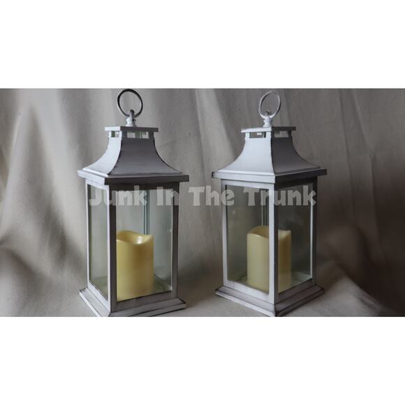 2 Battery Candle Lamps, - Picture 1 of 6